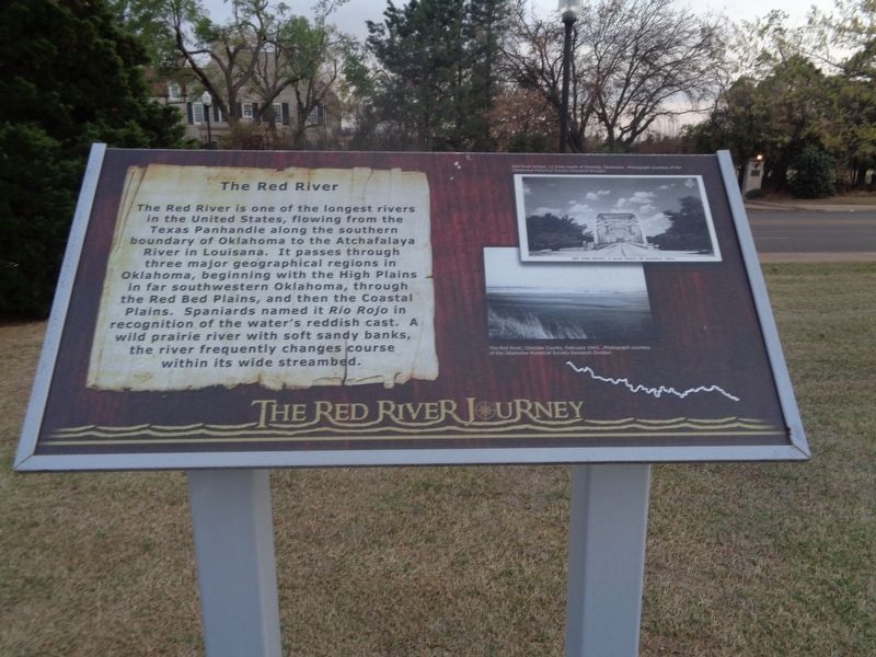 The Red River Marker image. Click for full size.