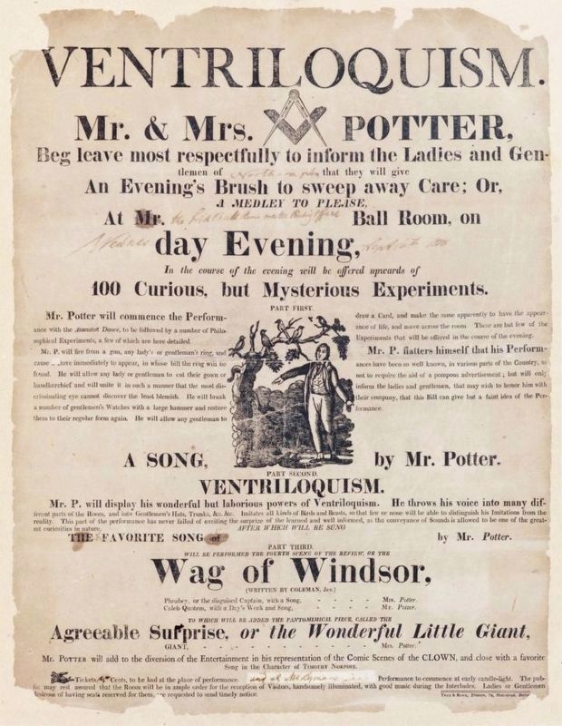 Richard Potter: Pioneering African American Magician image. Click for more information.