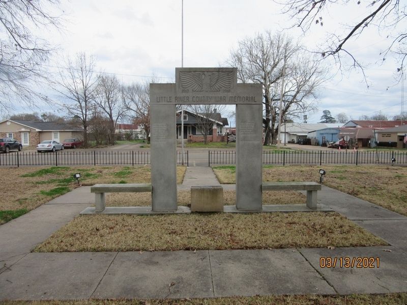 Little River County War Memorial image. Click for full size.