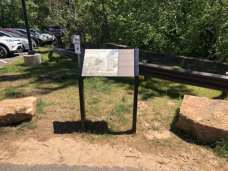 The Woolen Mills Marker image. Click for full size.