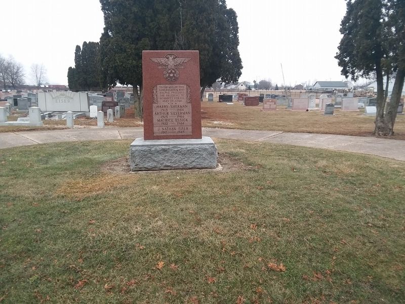 United Hebrew Benevolent Cemetery Veterans Memorial. Click for full size. United Hebrew Benevolent Cemetery Veterans Memorial image. Click for full size.