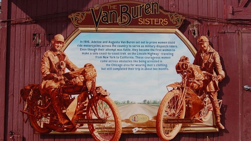 The Van Buren Sisters Marker image. Click for full size.