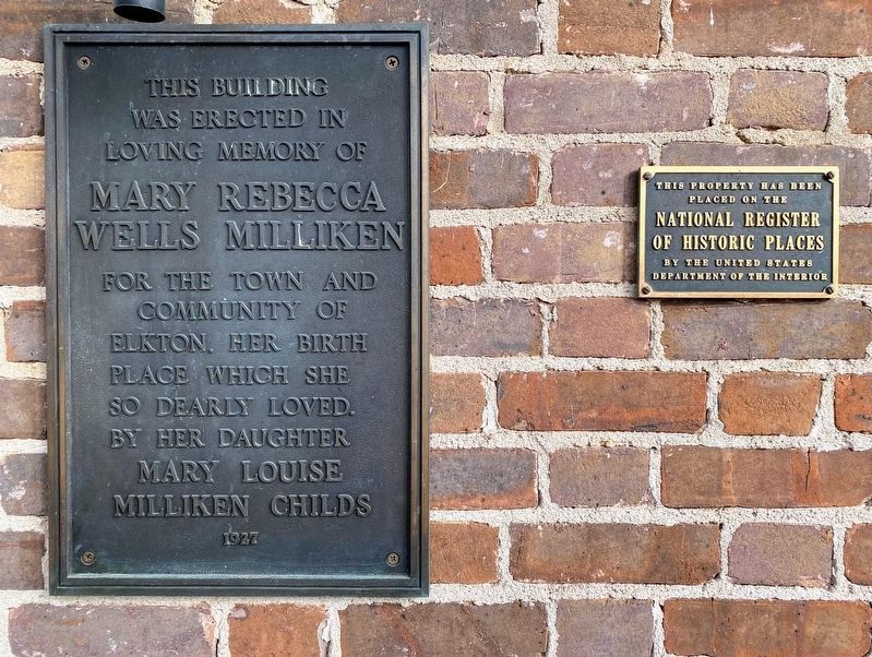 Additional markers at the Milliken Memorial Community House image. Click for full size.