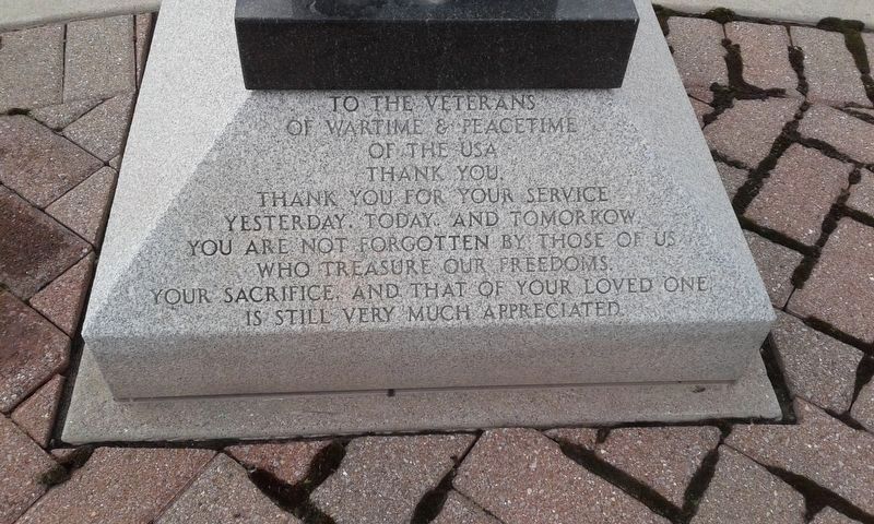 Defiance County War Memorial Flame Marker. Click for full size. Defiance County War Memorial Flame Marker image. Click for full size.