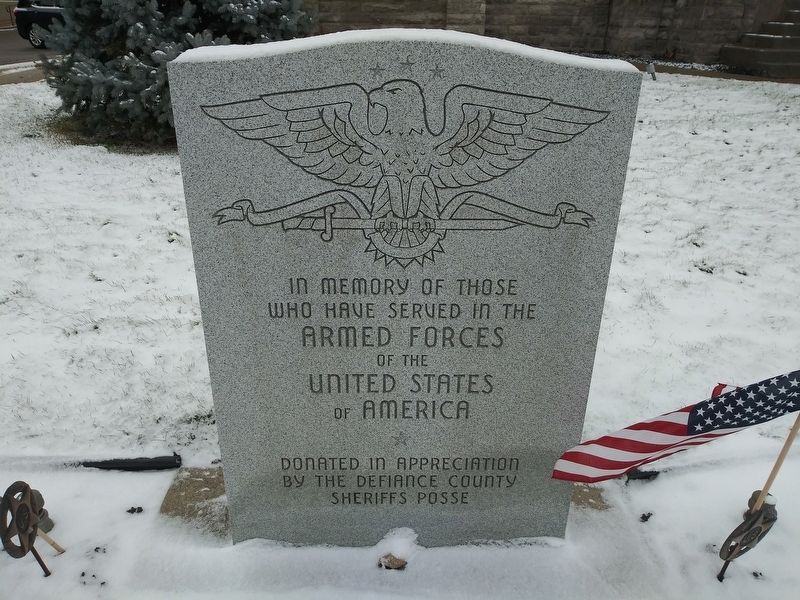 Defiance County Armed Forces War Memorial image. Click for full size.