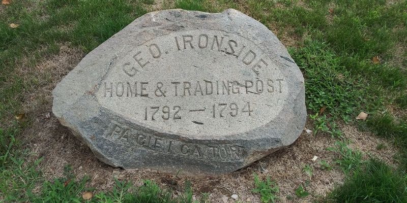 Geo. Ironside Marker image. Click for full size.