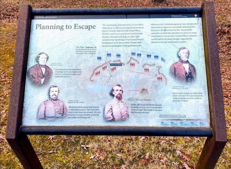 Planning to Escape Marker image. Click for full size.