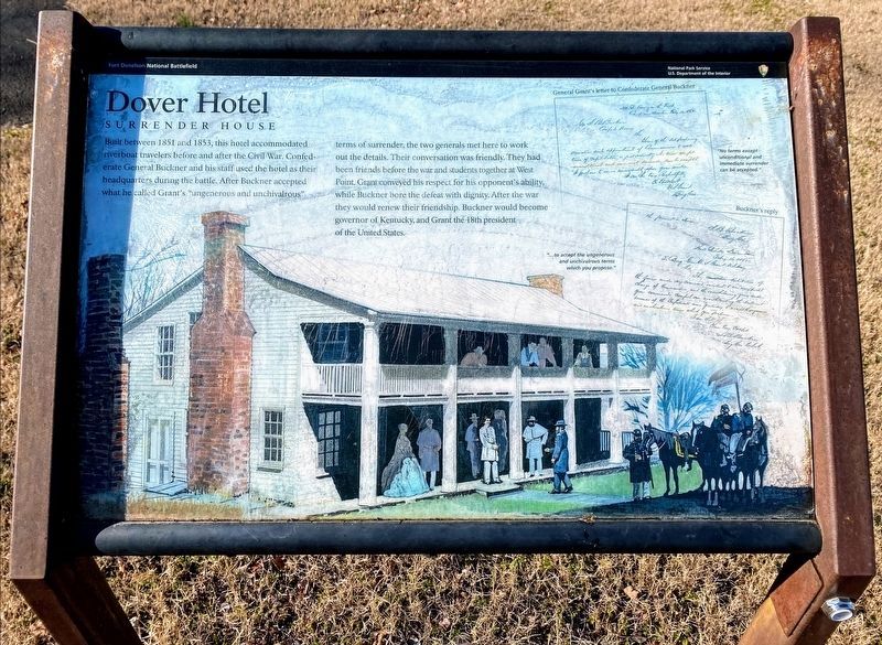 Dover Hotel Marker image. Click for full size.
