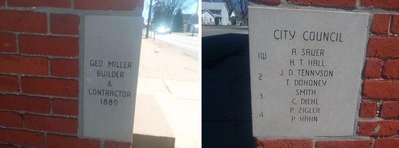 Forth Ward Firehouse Cornerstone image. Click for full size.