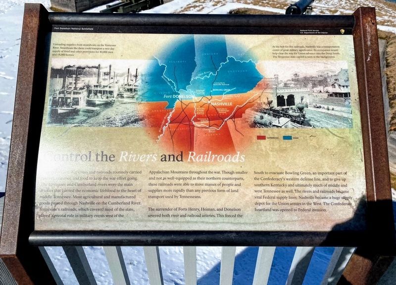 Control the Rivers and Railroads Marker image. Click for full size.