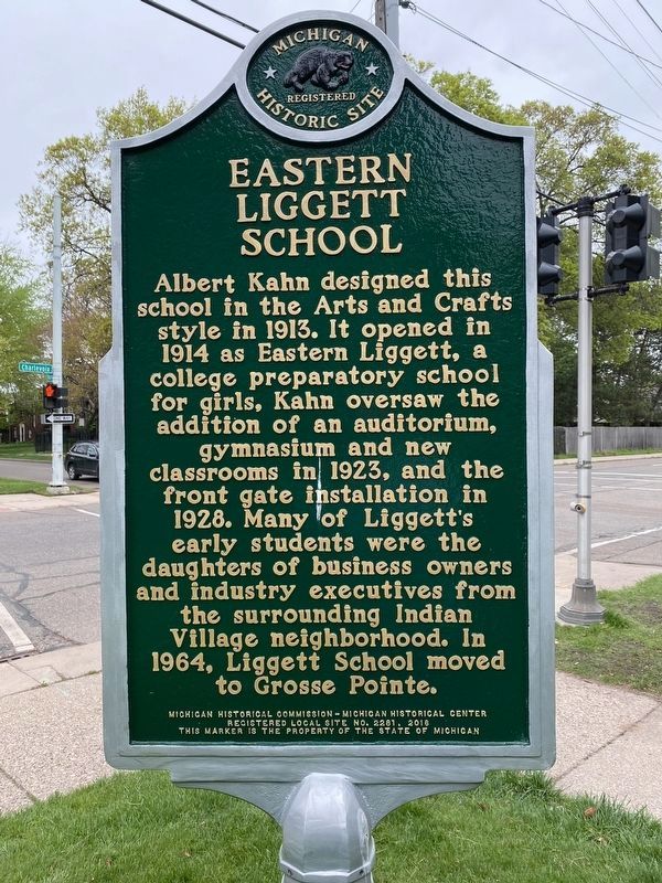 Eastern Liggett School Marker image. Click for full size.