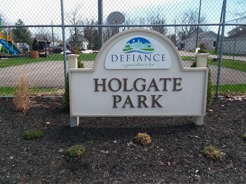 Holgate Park Sign image. Click for full size.