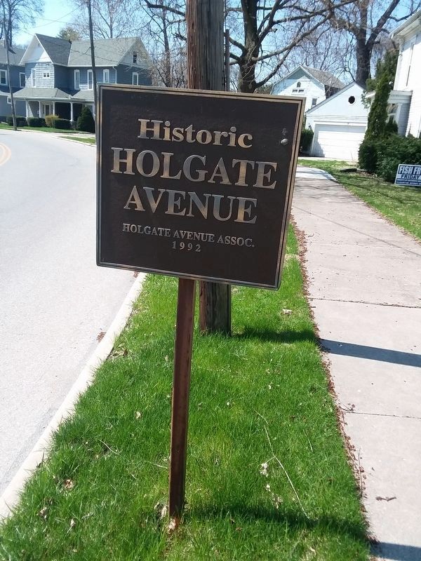 Historic Holgate Avenue Sign image. Click for full size.