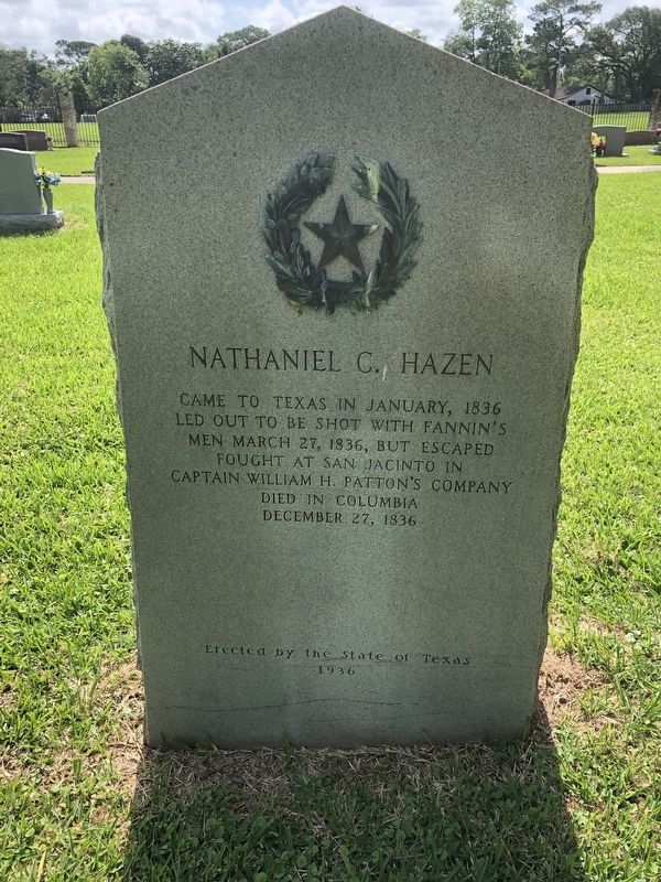 Nathaniel C. Hazen Marker image. Click for full size.