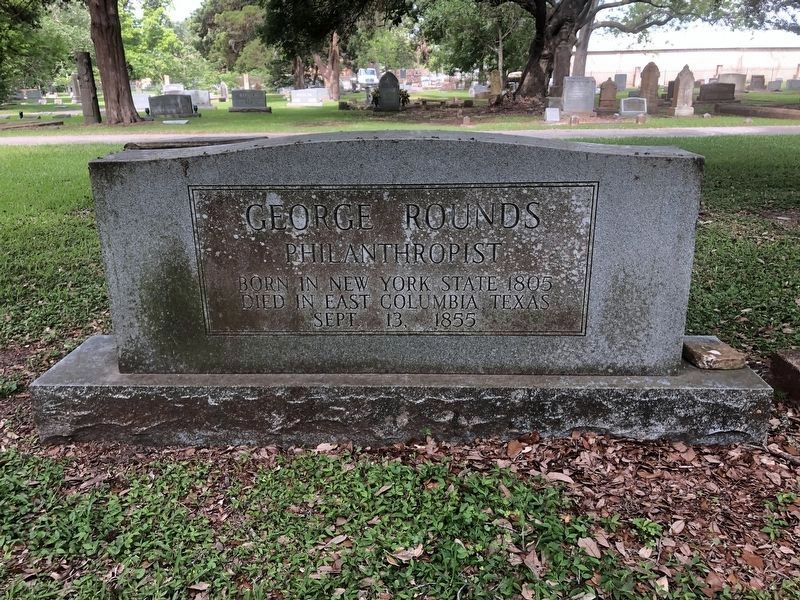 George Rounds Gravestone image. Click for full size.