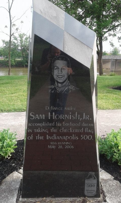 Sam Hornish, Jr. Marker. Click for full size. Sam Hornish, Jr. Marker image. Click for full size.