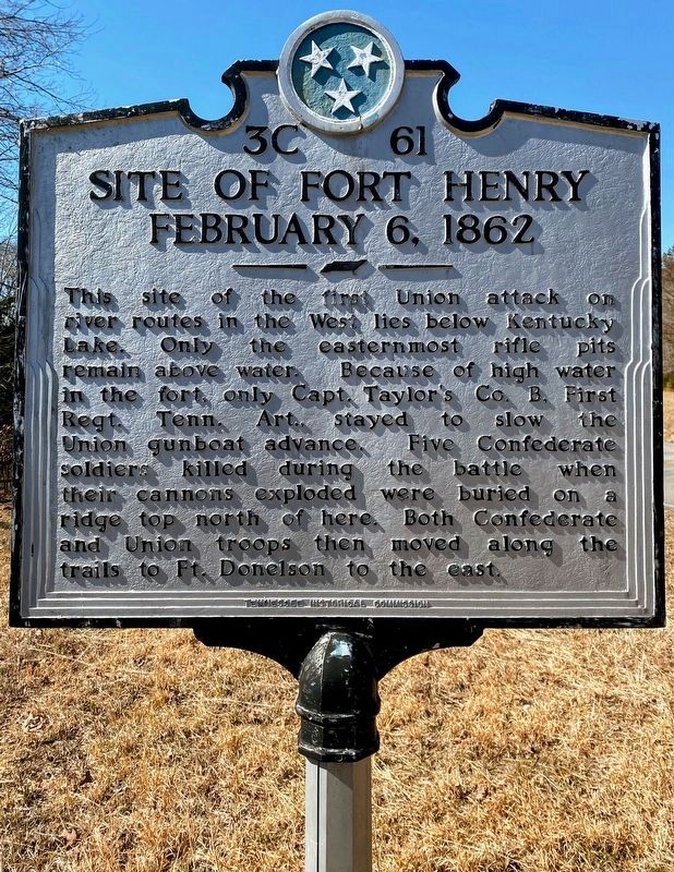 Site of Fort Henry Marker image. Click for full size.