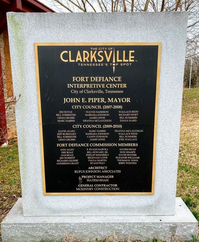 Fort Defiance Interpretive Center Marker image. Click for full size.