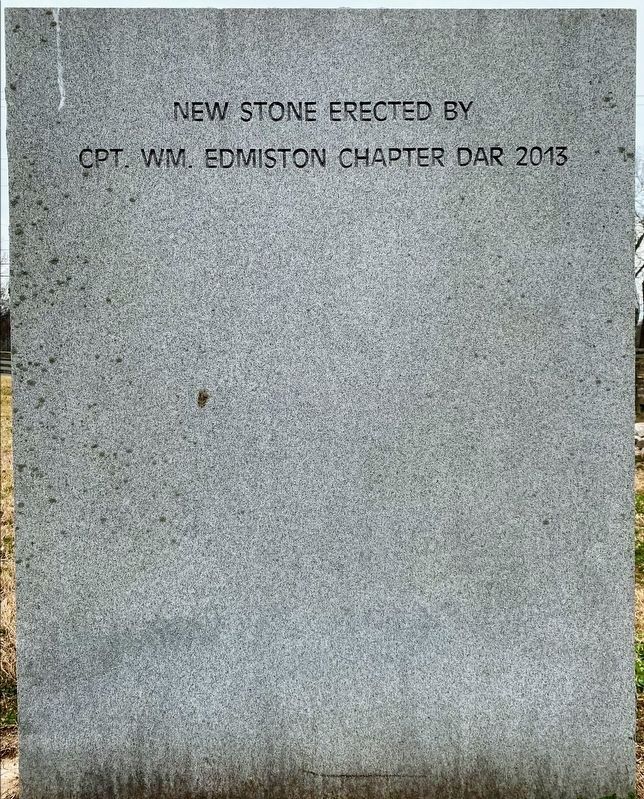 Valentine Sevier Memorial Reverse image. Click for full size.