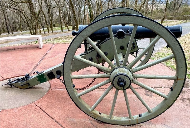Artillery Piece near the marker. Click for full size. Artillery Piece near the marker image. Click for full size.