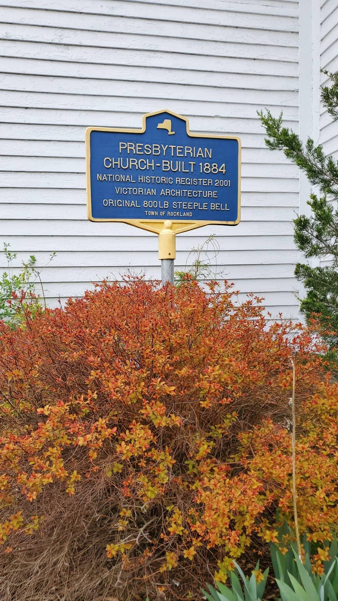 Presbyterian Church - Built 1884 Marker