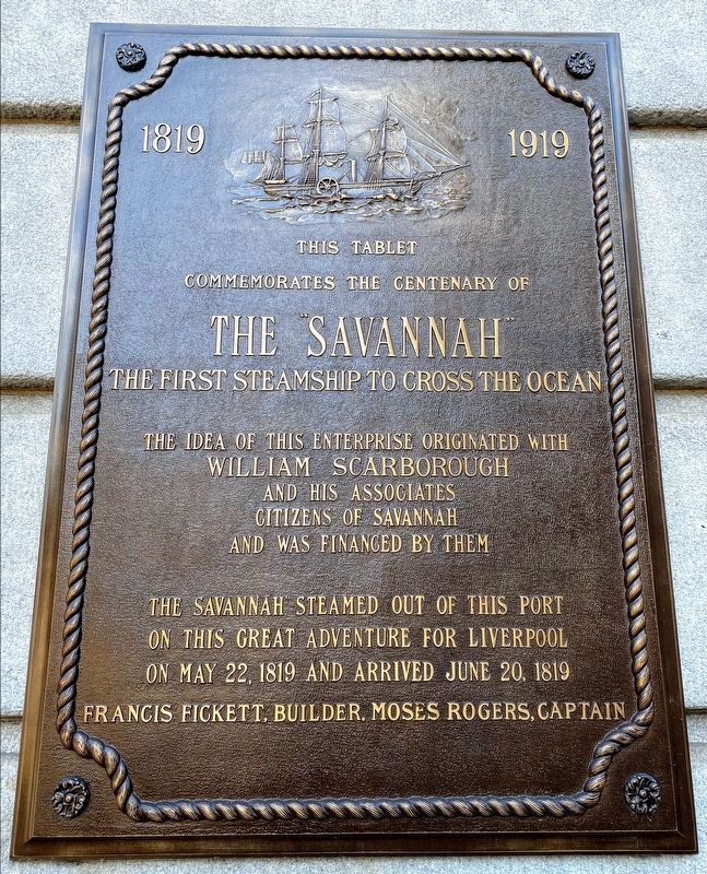 The Savannah Marker. Click for full size. The Savannah Marker image. Click for full size.