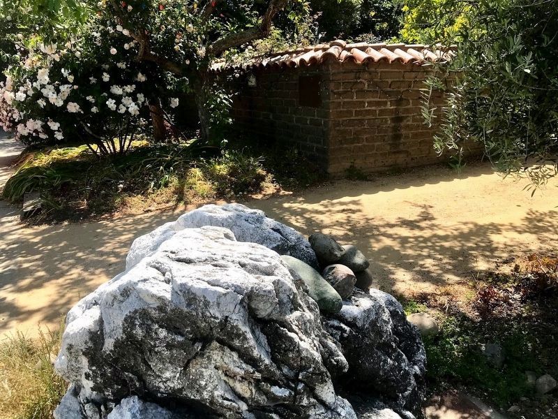 The Branciforte Adobe Marker - wide view of the marker. Click for full size. The Branciforte Adobe Marker - wide view of the marker image. Click for full size.