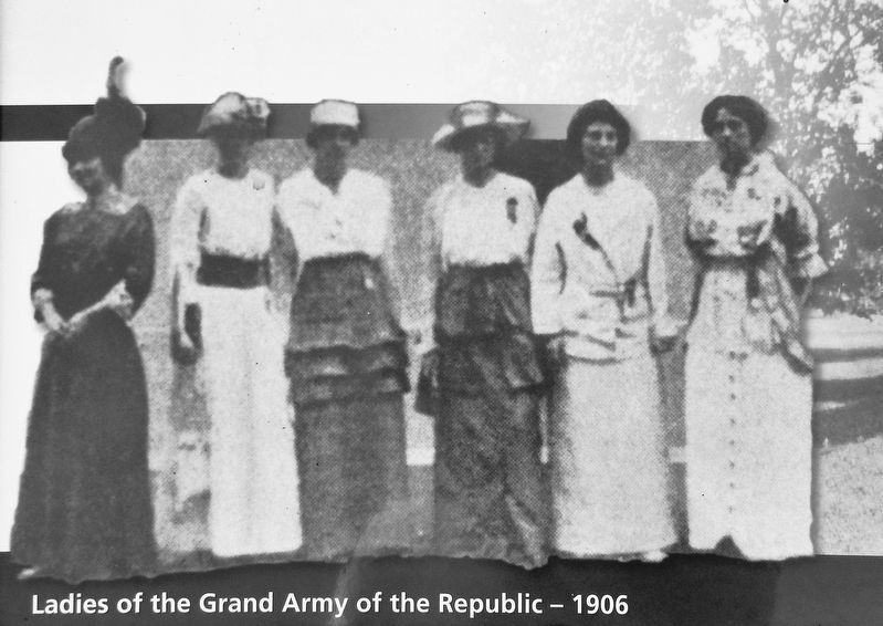 Marker detail: Ladies of the Grand Army of the Republic<br>(1906) image. Click for full size.