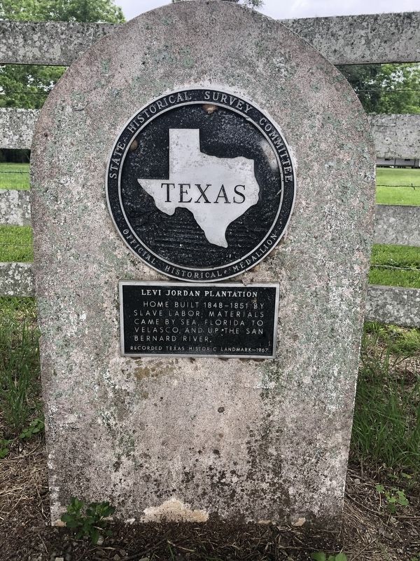 Levi Jordan Plantation Marker image. Click for full size.