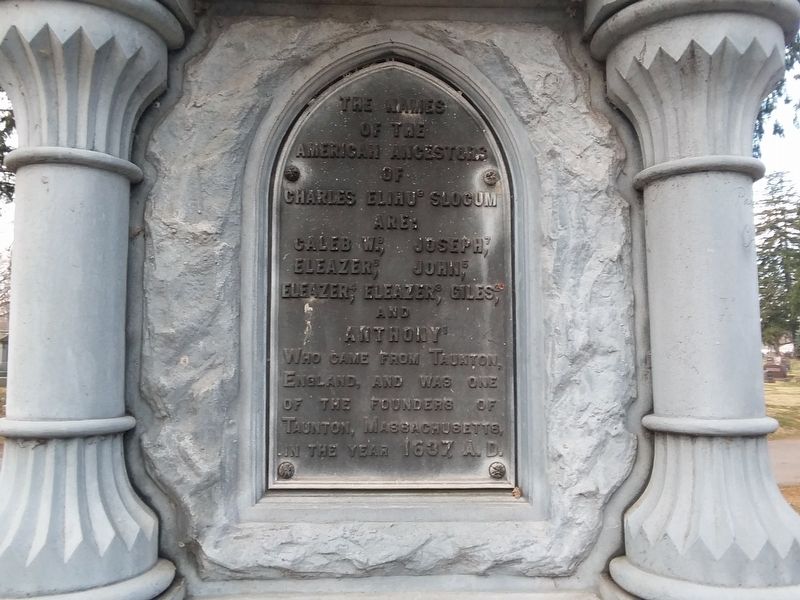Charles Elihu Slocum, M.D. Marker image. Click for full size.