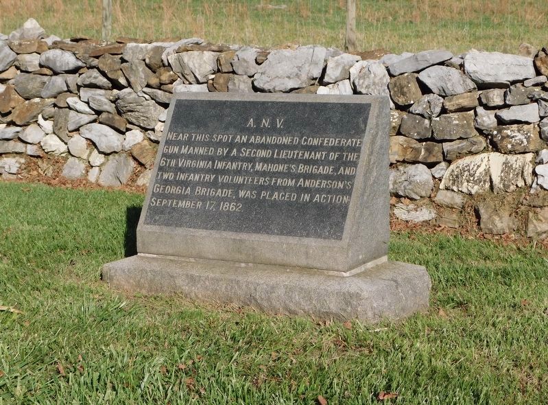 A.N.V. Marker. Click for full size. A.N.V. Marker image. Click for full size.