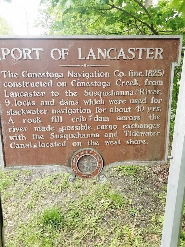 Port of Lancaster Marker image. Click for full size.