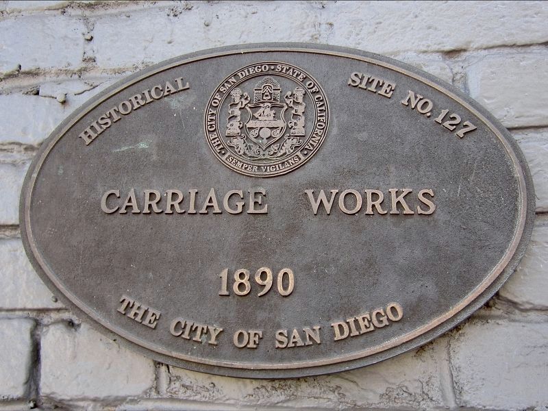 City of San Diego Historical Site No. 127 image. Click for full size.