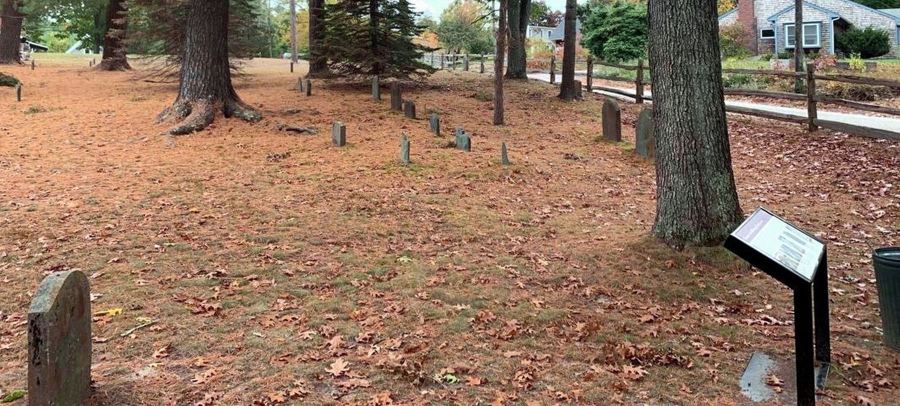 Oldest cemetery in America image. Click for more information.