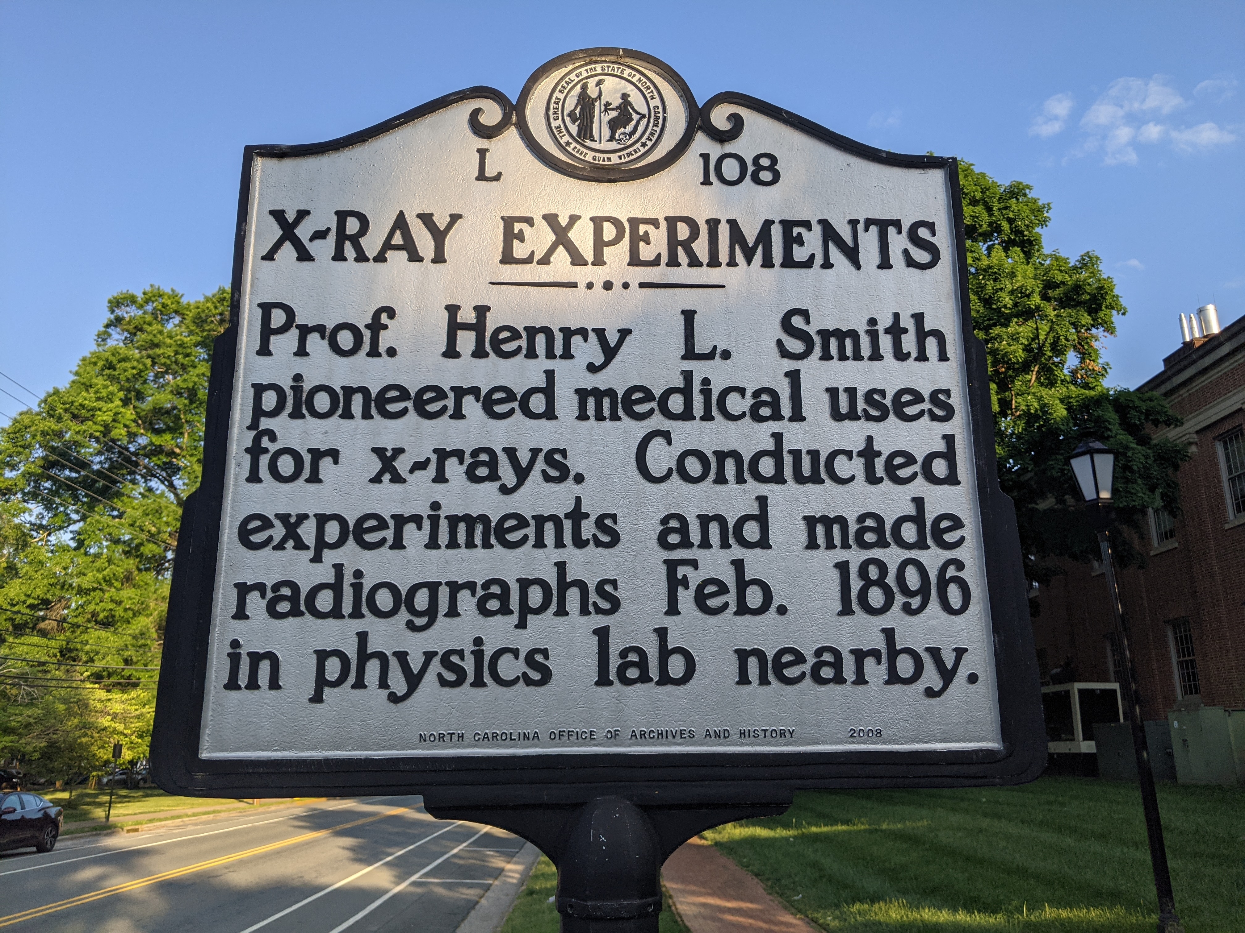 X-Ray Experiments Marker