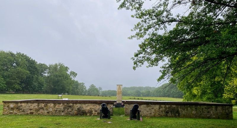 Paoli Massacre Monument image. Click for full size.