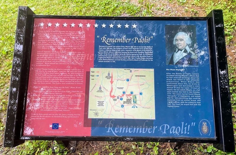 “Remember Paoli!” Marker image. Click for full size.
