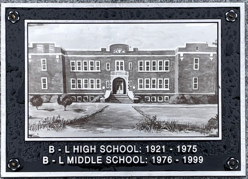 Old Batesburg- Leesville High School Marker image. Click for full size.