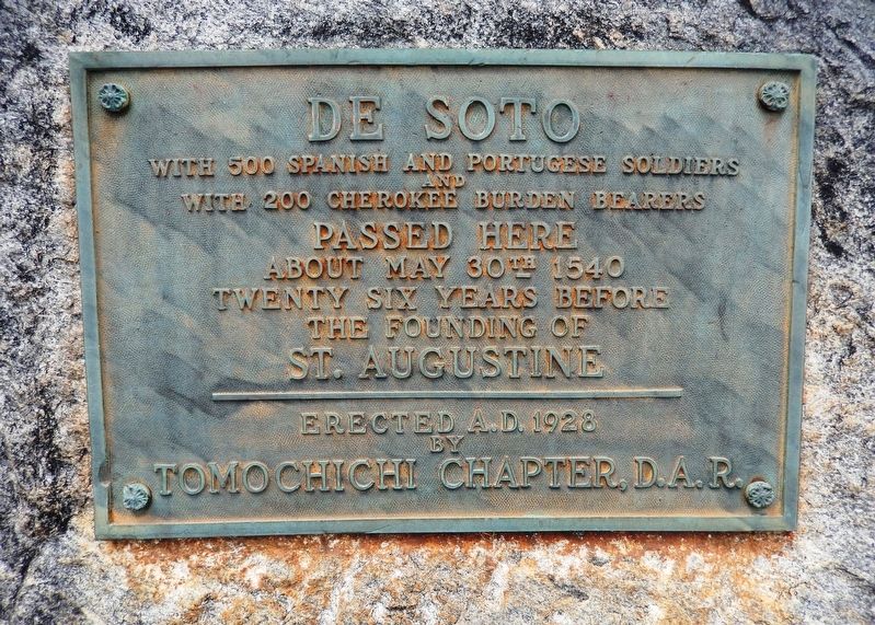 De Soto Marker. Click for full size. De Soto Marker image. Click for full size.