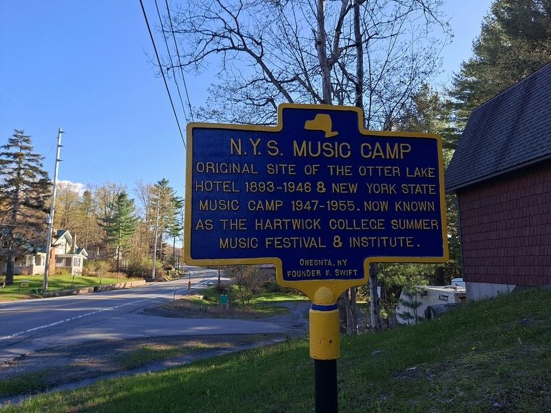 N.Y.S. Music Camp Marker image. Click for full size.