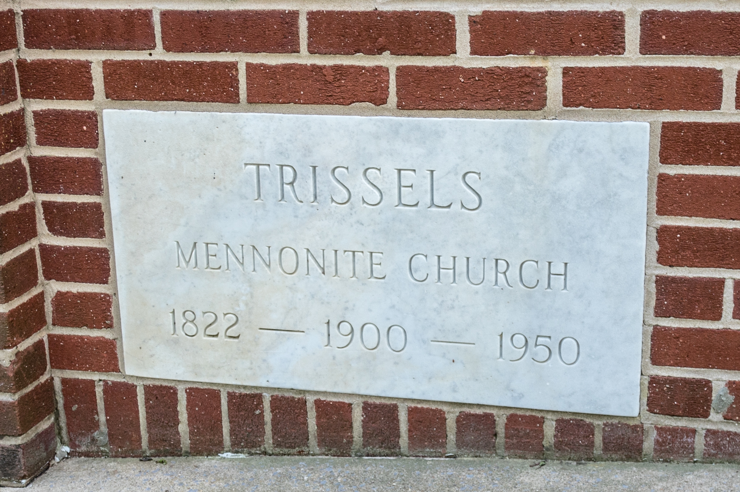 Trissels Mennonite Church Cornerstone