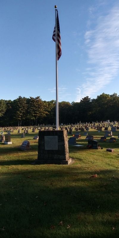 Mount Pleasant Cemetery Veterans Memorial image. Click for full size.