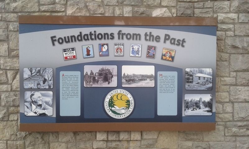 Foundations From The Past Marker. Click for full size. Foundations From The Past Marker image. Click for full size.