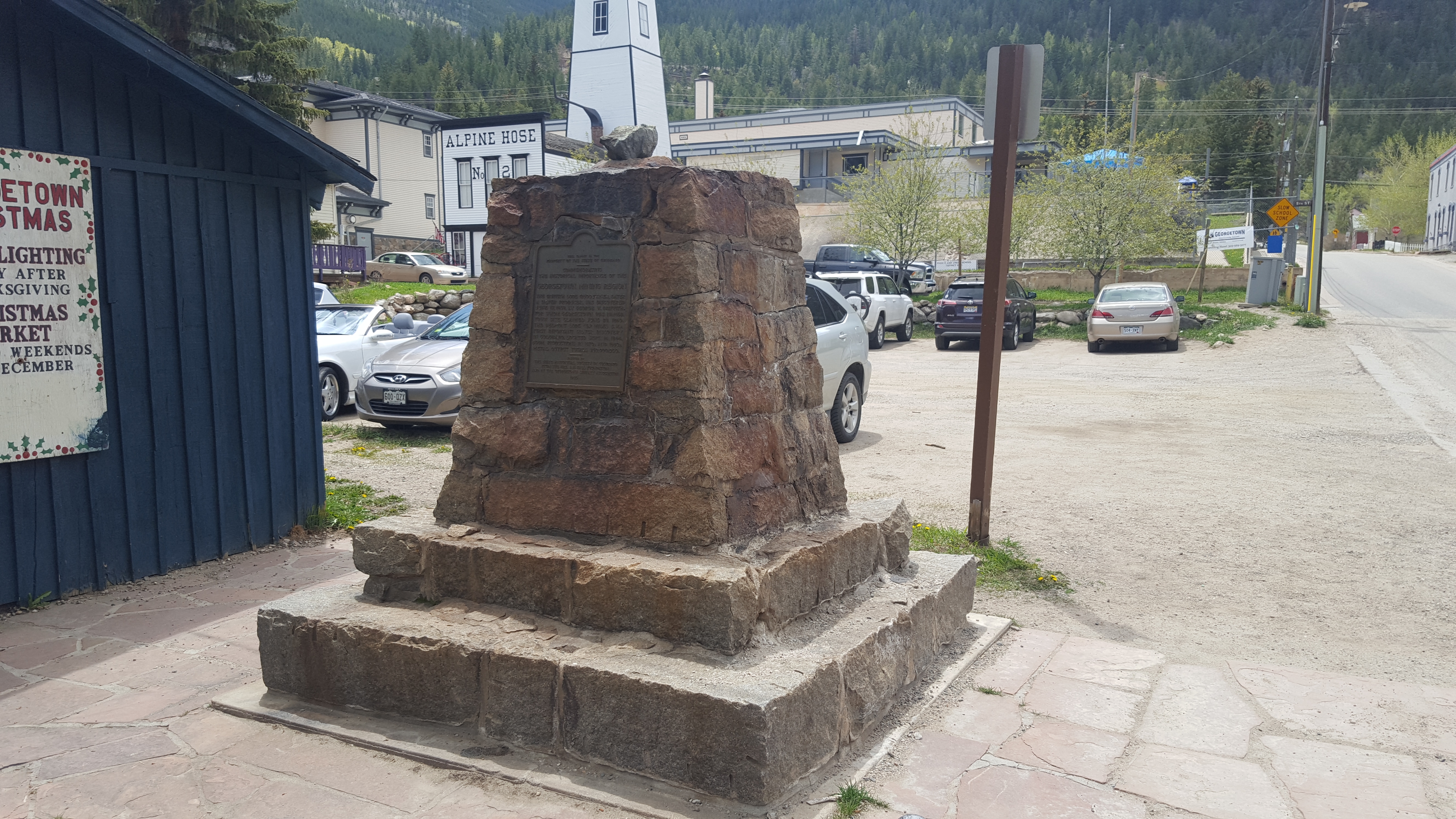 Commemorating the Historical Importance of the Georgetown Mining Region Marker