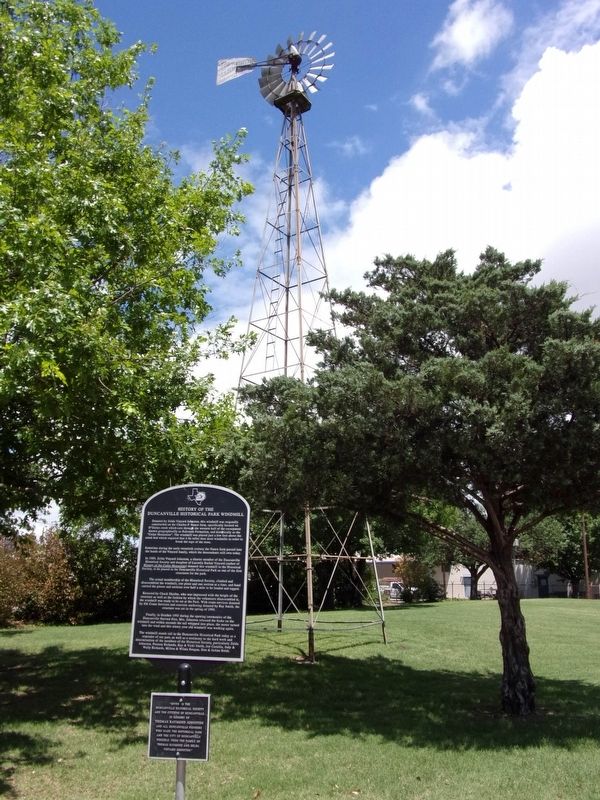 Duncanville Historical Park Windmill image. Click for full size.
