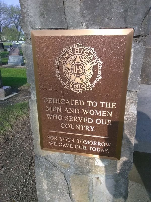 Swanton Township Veterans Memorial image. Click for full size.