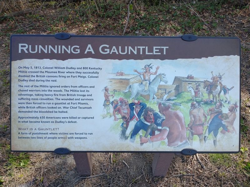 Running A Gauntlet Marker image. Click for full size.