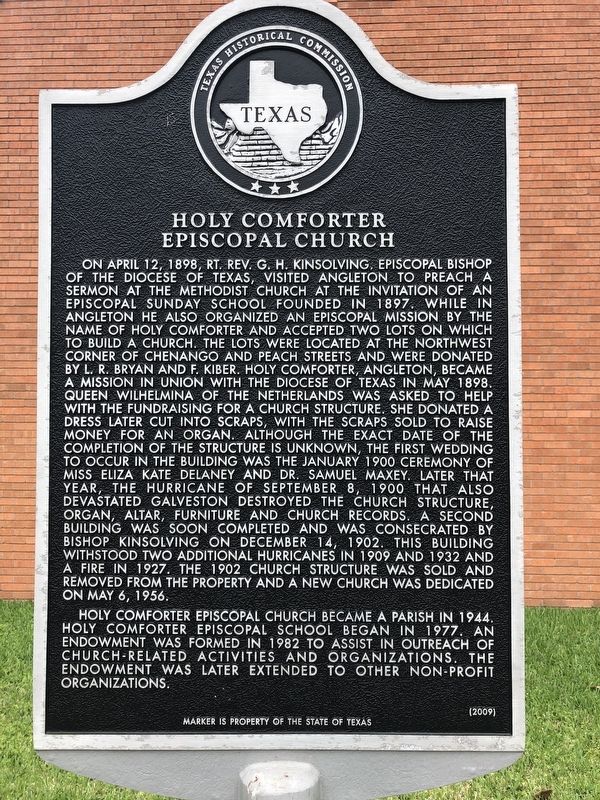 Holy Comforter Episcopal Church Marker image. Click for full size.