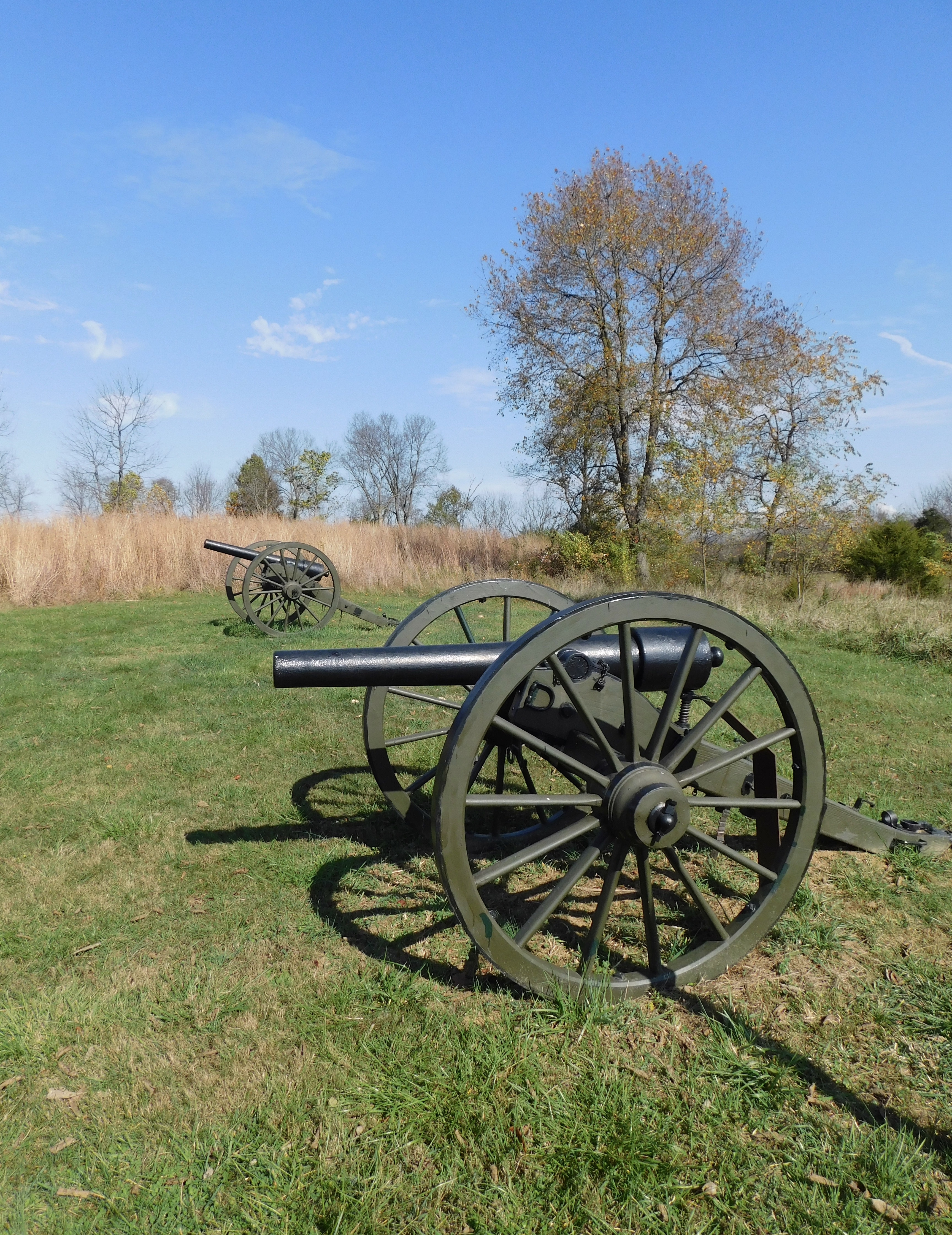 Two Cannon Representing Battery E