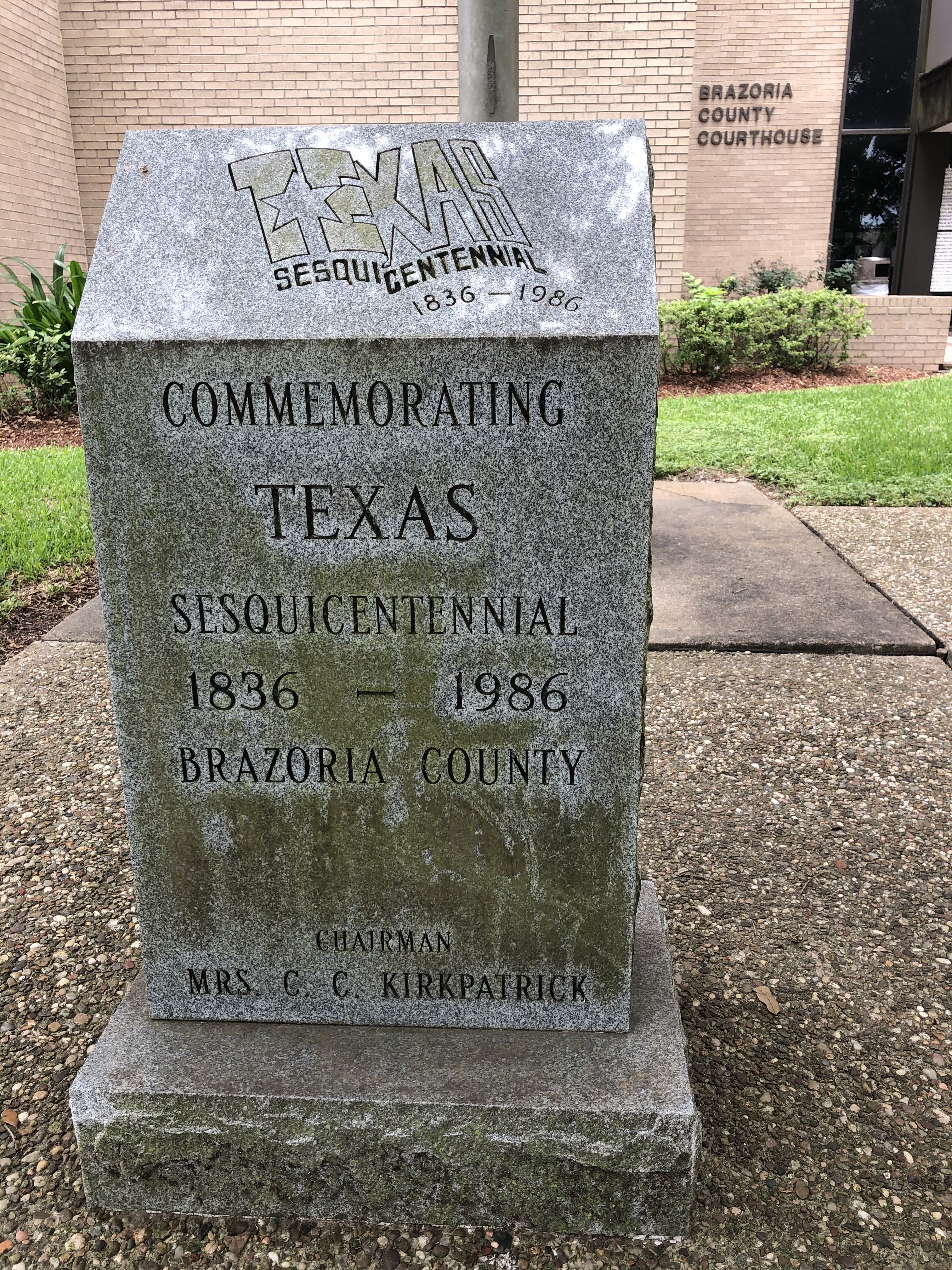 Texas Sesquicentennial 1836-1986 Marker